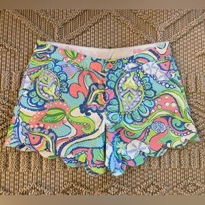 Lilly Pulitzer Buttercup Style Shorts, Size 6, EUC.
